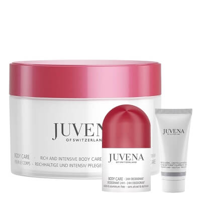 Juvena Hydrate &amp; Refresh Set ZESTAW Bogaty krem do ciała 200 ml + Dezodorant o 24-godzinnej ochronie 50 ml + Pianka oczyszczająca 30 ml