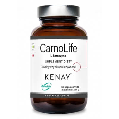 Kenay CarnoLife L-karnozyna Suplement diety 60 kapsułek
