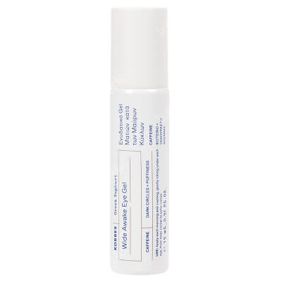 Korres Greek Yoghurt Wide Awake Eye Gel Chłodzący żel pod oczy roll - on z kofeiną 15 ml