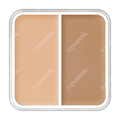 Kryolan HD Micro Foundation Cache Duo Podkład kryjący do twarzy HD (kolor 300&amp;340) 15 g