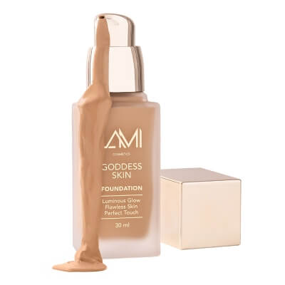 Lami Cosmetics Goddess Skin Radiant Skin Foundation Podkład rozświetlający z efektem glow (kolor Medium Tan) 30 ml