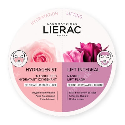 Lierac Lift Integral &amp; Hydragenist DuoMask Maseczka liftingująco - rewitalizująca 2 szt