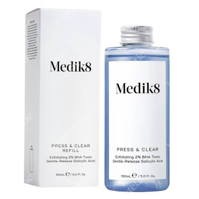 Medik8 Press &amp; Clear Refill Tonik dla skór z niedoskonałościami (wkład) 150 ml
