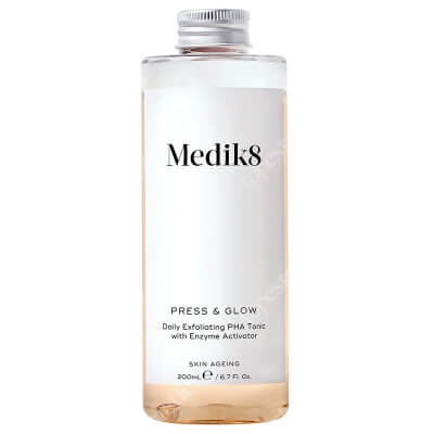 Medik8 Press &amp; Glow Refill Tonik z 5,5% glukonolaktonem (wkład) 200 ml