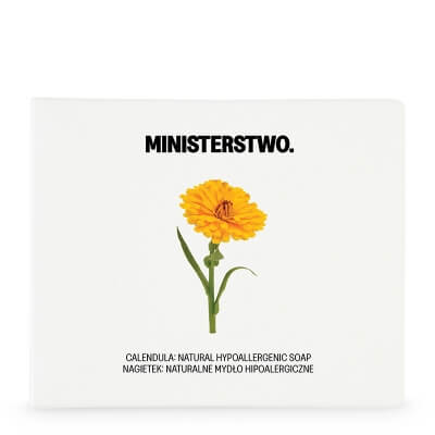Ministerstwo Dobrego Mydła Nagietek Delikatne, naturalne mydło z nierafinowanym masłem shea 100 g