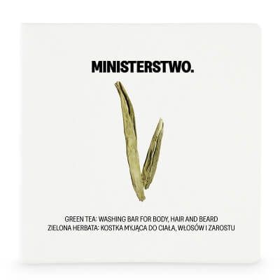 Ministerstwo Dobrego Mydła Zielona Herbata 3w1 szampon w kostce 85 g