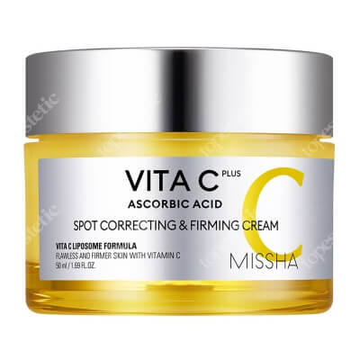 Missha Correcting &amp; Firming Cream Ujędrniająco-rozjaśniający krem stworzony na bazie witaminy C 50 ml