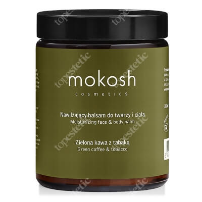 Mokosh Body &amp; Face Balm Green Coffee &amp; Tobacco Balsam do ciała i twarzy - Zielona kawa z tabaką 180 ml