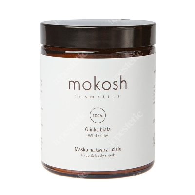 Mokosh White Clay Face &amp; Body Mask Glinka biała, maska na twarz i ciało 180 ml