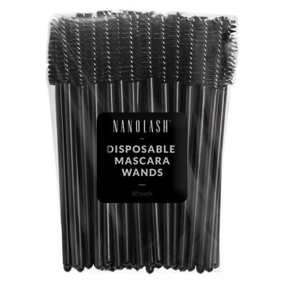 Nanolash Disposable Mascara Wands Szczoteczki jednorazowe do rzęs i brwi 50 szt