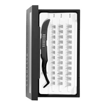 Nanolash Eyelash Extensions Stick &amp; Go Pre-Glued Lashes Classy Kępki sztucznych rzęs - naturalne (short) 36 szt