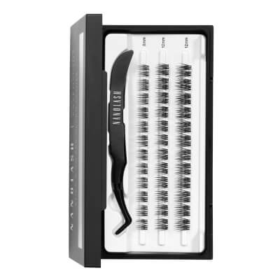 Nanolash Eyelash Extensions Stick &amp; Go Pre-Glued Lashes Heartbreaker Kępki sztucznych rzęs - efekt mokrych rzęs (short) 36 szt