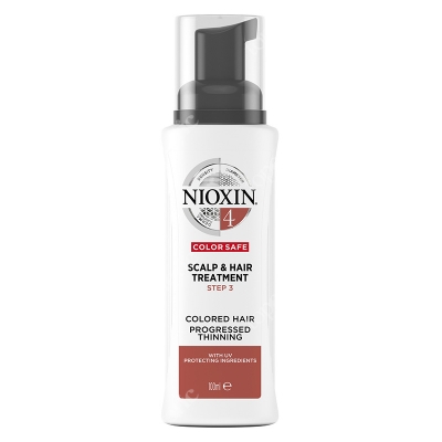 Nioxin Scalp Treatment System 4 Kuracja regenerująca przeciw wypadaniu włosy farbowane, cienkie, widocznie przerzedzone 100 ml