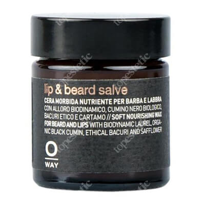 O Way Lip &amp;amp; Beard Salve Odżywczy wosk do brody i ust 30 ml