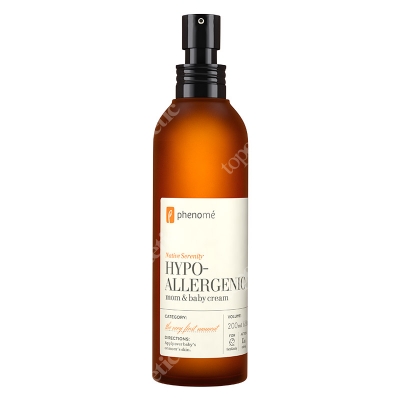 Phenome Hypoallergenic Mom&amp;Baby Cream Kojący krem do pielęgnacji skóry wrażliwej dziecka i matki 200 ml