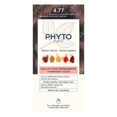 Phyto Hair Dye Farba do włosów - kasztanowy brąz (kolor 4.77 Chatain Marron Profond) 1 szt