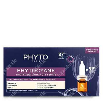 Phyto Hair Loss Suplement To Woman Kuracja przeciw postępującemu wypadaniu włosów dla kobiet 12x 5 ml