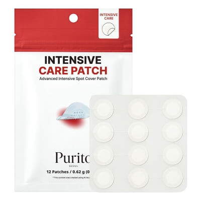 Purito Seoul Intensive Care Patch Punktowe plastry na niedoskonałości o intensywnym działaniu 12 szt.