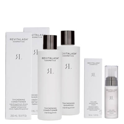 Revitalash Volumizing Hair Collection ZESTAW Szampon pogrubiający 250 ml + Zagęszczająca odżywka 250 ml + Odżywka stymulująca wzrost włosów 55 ml