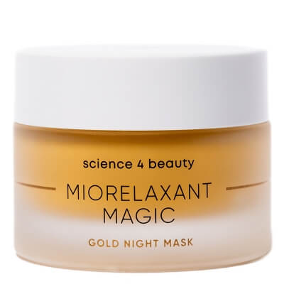 Science4Beauty Miorelaxant Magic™ Gold Night Mask Maska całonocna z konotoksyną o działaniu profilaktycznym 50 ml