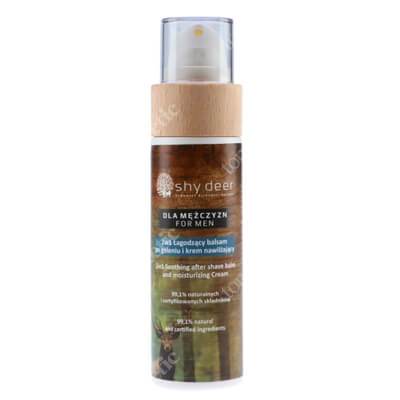Shy Deer 2in1 Soothing After Shave Balm &amp; Moisturizing Cream Balsam po goleniu i krem nawilżający 2w1 100 ml