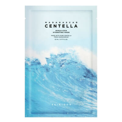 Skin1004 Madagascar Centella Hyalu-Cica Hydrating Mask Głęboko nawilżająca maska w płachcie z kwasem hialuronowym 23 ml
