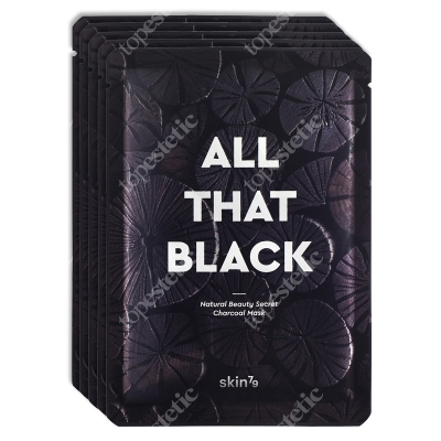 Skin79 All That Black - Brightening &amp; Moisturizing Węglowa maska w płacie 5x25 g