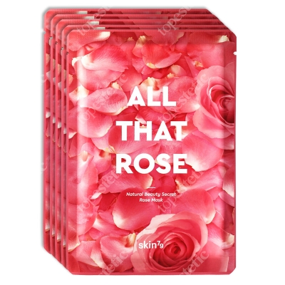 Skin79 All That Rose Mask - Skin Glow&amp;Moisturizing Różana maska w płacie 5x25 g