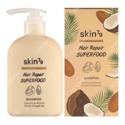 Skin79 Hair Repair Superfood Shampoo Coconut &amp; Almond Szampon dla suchych i łamliwych włosów 230 ml
