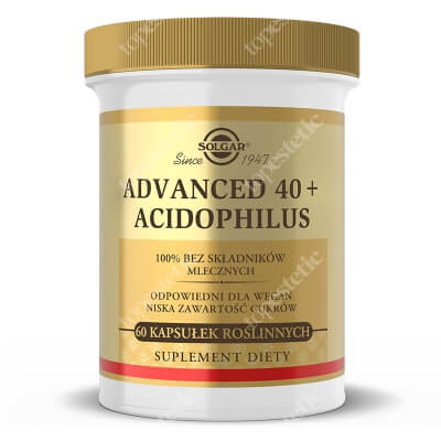 Solgar Advanced 40+ Acidophilus Suplement diety 60 kapsułek