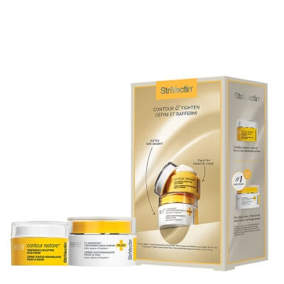 Strivectin Contour And Tighten Set ZESTAW Napinający krem na szyję i dekolt 30 ml + Krem napinający do twarzy 50 ml