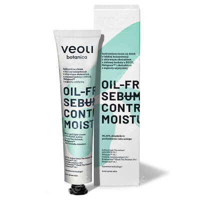 Veoli Botanica Oil-Free Sebum Control Moisturiser Hydrożelowy krem na dzień o lekkiej konsystencji 50 ml