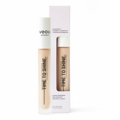 Veoli Botanica Time To Shine Rozświetlacz w kremie z witaminą E i roślinnym kolagenem 10 ml