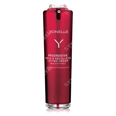 Yonelle Progressive Neck &amp; Decolette Lifting Cream Progresywny krem liftingujący na szyję i dekolt, efekt "nowej skóry" 40 ml