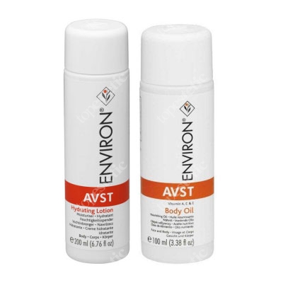Environ Zestaw AVST Lotion nawilżający + Olejek do ciała A,C&amp;E 200 ml, 100 ml