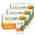 Ascolip Liposomal Vitamin C 1000 mg ZESTAW Wysokowydajna liposomalna witamina C 3 x 30 x 5 g