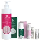 BasicLab Skin Recovery ZESTAW Żel oczyszczający 300 ml + Serum regenerujące 30 ml + Prebiotyczny krem wyciszający 50 ml + Krem pod oczy 15 ml