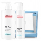 Cell Fusion C Expert Pielęgnacja Silnie Nawilżająca do Ciała ZESTAW Balsam nawilżający do skóry ekstremalnie suchej 200 ml + Łagodny żel oczyszczający dla skóry suchej 500 ml + Kosmetyczka 1 szt