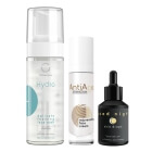 Colway International Night Repair ZESTAW Delikatna pianka do mycia twarzy 150 ml + Innowacyjne serum do twarzy na noc 30 ml + Odmładzający krem do twarzy 50 ml
