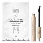 Dermomedica Lash Care Mascara + Healing Ceramide Cica Eye Nanocellulose Mask ZESTAW Tusz do rzęs z elastyczną szczoteczką modelującą (kolor Black) 9,2 ml + Nanocelulozowa maska terapeutyczna na okolicę oczu 1 szt