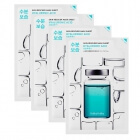 Holika Holika Skin Rescue Mask Sheet - Hyaluronic Acid x 4 ZESTAW Maseczka bawełniana z kwasem hialuronowym 1 szt x 4