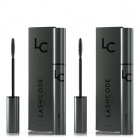 Lashcode Mascara Mascara Set ZESTAW Pielęgnujący tusz do rzęs 10 ml x 2