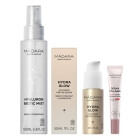 Madara Hialuron Biotic Mist + Hydra Glow + Derma Collagen Night Source ZESTAW Hialuronowa mgiełka biotyczna 100 ml + Hialuronowe serum peptydowe 30 ml + Krem na noc 15 ml