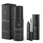 Nanolash Lash Care ZESTAW Szampon do rzęs i brwi 50 ml + Tusz do rzęs wydłużający i podkręcający (czarny) 10 ml