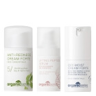 Organic Series Glow Recovery Set ZESTAW Krem do cery naczyniowej 15 ml + Krem forte dotleniająco-nawilżający 15 ml + Liftingujące serum peptydowe 15 ml