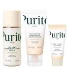 Purito Seoul Oat Mini Kit ZESTAW Złuszczający żel do twarzy 30 ml + Toner do twarzy 30 ml + Łagodzący żel-krem z owsem 15 ml