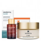 Sesderma Salises + C-VIT Moisturizing Facial Cream ZESTAW Serum liposomowe 30 ml + Krem nawilżający 50 ml