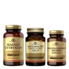Solgar Kwas Hialuronowy Kolagen + Witamina D3 + Magnez Cytrynian ZESTAW 30 tabletek + Cholekalcyferol 50 kaps. + Suplement diety 60 tabletek