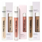 Veoli Botanica Perfect Trio ZESTAW Rozświetlacz w kremie 10 ml + Kremowy róż do policzków 10 ml + Bronzer w kremie 10 ml