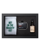 Zew For Men (Nie)Grzeczny Drwal z Mydłem do Brody ZESTAW Odżywczy olejek do brody w płynie 30 ml + Mydło do brody 85 ml + Mydelniczka(kolor srebrny) 1 szt + Skarpety 1 para
